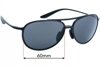 Maui Jim MJ438 Alelele Bridge Verres de Remplacement 60mm wide 