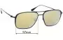 Sunglass Fix Ersatzgläser für Maui Jim MJ541 Beaches - 57mm Wide 