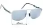 Sunglass Fix Replacement Lenses for Maui Jim MJ777 Waihee Ridge - 60mm Wide 