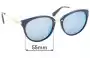 Sunglass Fix Lentes de Repuesto para Michael Kors MK6040 Abela III - 55mm Wide 