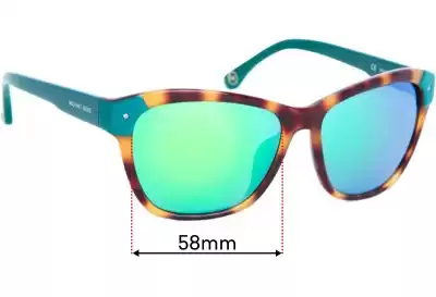 Michael Kors M2853S Zoey Lentes de Repuesto 58mm wide 