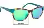 Sunglass Fix Lentes de Repuesto para Michael Kors M2853S Zoey - 58mm Wide 