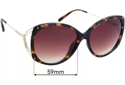 Michael Kors MK2099U Morro Bay Lentes de Repuesto 59mm wide 
