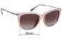 Sunglass Fix Lentes de Repuesto para Michael Kors MK2150U Dublin - 56mm Wide 