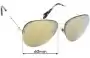 Sunglass Fix Replacement Lenses for Miu Miu SMU53P - 60mm Wide 