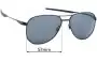 Sunglass Fix Replacement Lenses for Oakley Contrail OO4147 - 57mm Wide 