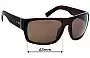 Sunglass Fix Replacement Lenses for Otis Tough Love - 63mm Wide 
