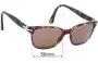 Sunglass Fix Lentes de Repuesto para Persol 3003-V - 50mm Wide 