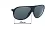 Sunglass Fix Lentes de Repuesto para POC Did - 63mm Wide 