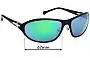 Sunglass Fix Ersatzgläser für Police S8771N Sunset Park - 67mm Wide 