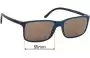 Sunglass Fix Verres de Remplacement pour Polo Polo PH 2126 - 55mm Wide 
