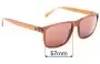 Sunglass Fix Verres de Remplacement pour Polo Polo PH 4113 - 57mm Wide 