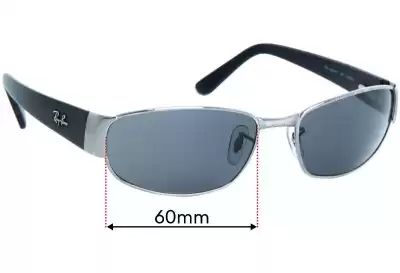 Ray-Ban RAJ1203AA Ersatzgläser 60mm wide 