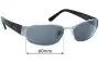 Sunglass Fix Ersatzgläser für Ray-Ban RAJ1203AA - 60mm Wide 