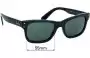 Sunglass Fix Replacement Lenses for Ray-Ban RB2283 Mr Burbank - 55mm Wide 