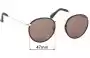 Sunglass Fix Ersatzgläser für Ray-Ban RB3475-Q Round Craft - 47mm Wide 