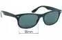 Sunglass Fix Ersatzgläser für Ray-Ban RB4207 Liteforce - 55mm Wide 
