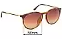 Sunglass Fix Ersatzgläser für Ray-Ban RB4274-F - 57mm Wide 