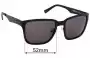 Sunglass Fix Lentes de Repuesto para Rip Curl T-Street - 52mm Wide 