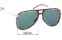 Sunglass Fix Replacement Lenses for Saint Laurent  Classic 11 Rim - 56mm Wide 