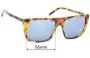 Sunglass Fix Replacement Lenses for Saint Laurent  SL 156 - 56mm Wide 
