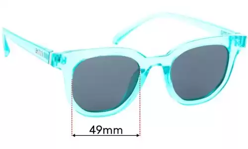 Sunglass Fix Replacement Lenses for Sin Vegas - 49mm Wide 