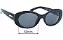 Sunglass Fix Lentes de Repuesto para Szade Gilmore - 52mm Wide 