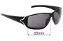 Sunglass Fix Replacement Lenses for Tag Heuer Racer TH9203 - 63mm Wide 