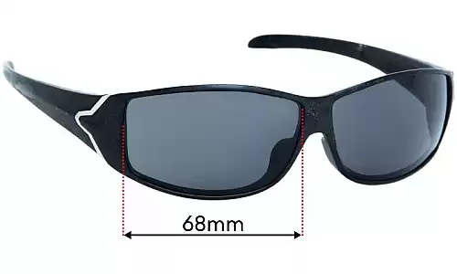 Sunglass Fix Replacement Lenses for Tag Heuer TH9204 - 68mm Wide Sunglass Fix Replacement Lenses for Tag Heuer TH9204 - 68mm Wide