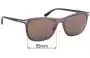 Sunglass Fix Ersatzgläser für Tom Ford Alasdhair TF526 - 55mm Wide 