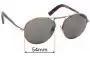 Sunglass Fix Replacement Lenses for Tom Ford Jessie TF449 - 54mm Wide 