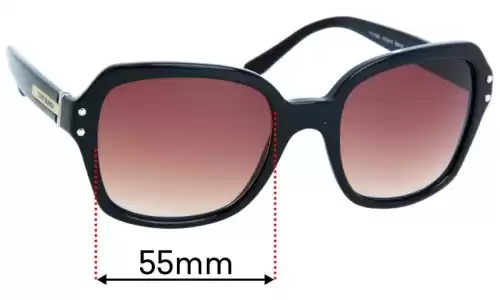 Sunglass Fix Replacement Lenses for Tory Burch TY7082 - 55mm Wide Sunglass Fix Replacement Lenses for Tory Burch TY7082 - 55mm Wide