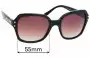 Sunglass Fix Replacement Lenses for Tory Burch TY7082 - 55mm Wide 