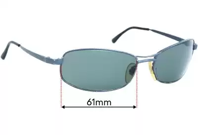 Vuarnet Pouilloux 059 Lentes de Repuesto 61mm wide 