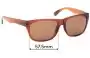 Sunglass Fix Lentes de Repuesto para Zeal Carson - 58mm Wide 