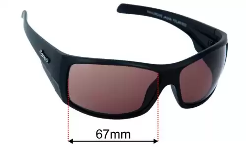 Mangrove Jacks Barra Chaser Lentes de Repuesto 67mm wide 