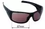 Sunglass Fix Lentes de Repuesto para Mangrove Jacks Barra Chaser - 67mm Wide 