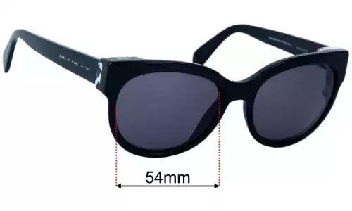 Marc by Marc Jacobs MMJ 486/S Replacement Lenses 54mm wide 