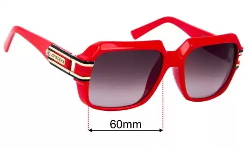 Von Zipper Royce Replacement Lenses 60mm wide 