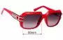 Sunglass Fix Replacement Lenses for Von Zipper Royce - 60mm Wide 