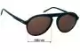 Sunglass Fix Replacement Lenses for Calvin Klein CK4350S - 56mm Wide 