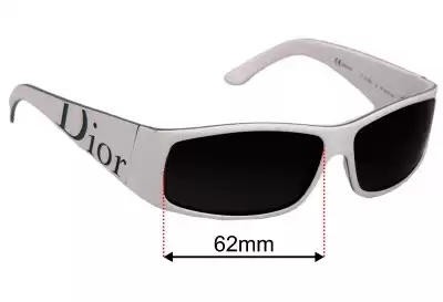 Christian Dior Your Dior 2 Replacement Lenses 62mm wide 