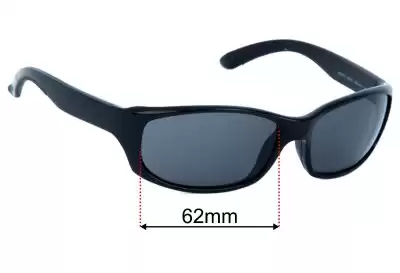 Prada SPS07E Replacement Lenses 62mm wide 