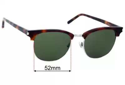 Yves Saint Laurent SL 108 Ersatzgläser 52mm wide 