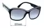 Sunglass Fix Replacement Lenses for Marc by Marc Jacobs MMJ 070/N/S - 57mm Wide 