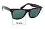 Sunglass Fix Replacement Lenses for Ray-Ban RB2140 Original Wayfarer - 54mm Wide 