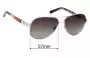 Sunglass Fix Replacement Lenses for Tory Burch TY6010 - 57mm Wide 