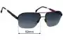 Sunglass Fix Replacement Lenses for Carrera 8028/S - 59mm Wide 