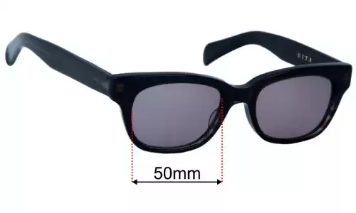 Dita E=MC² Replacement Lenses 50mm wide 