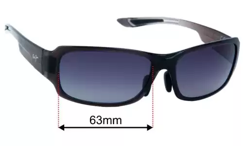Maui Jim MJ441 Monkeypod Ersatzlinsen 63mm wide 